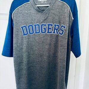 Genuine Merchandise Gray and Blue Dodgers Jersey